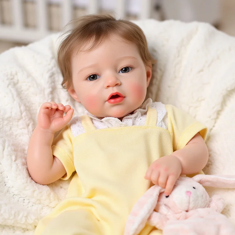 [Pre-Order]Babeside Nysouth 12"/16" Realistic Silicone Quiet Baby Little Infant Girl Best Gift for Kids