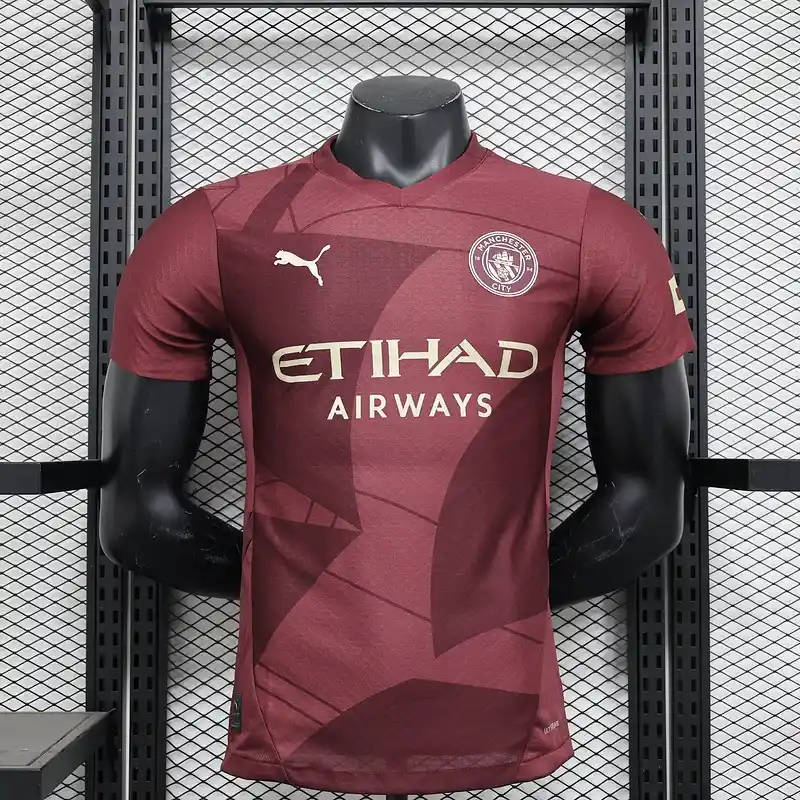 24/25 Player Manchester City Soccer Jersey Second Away