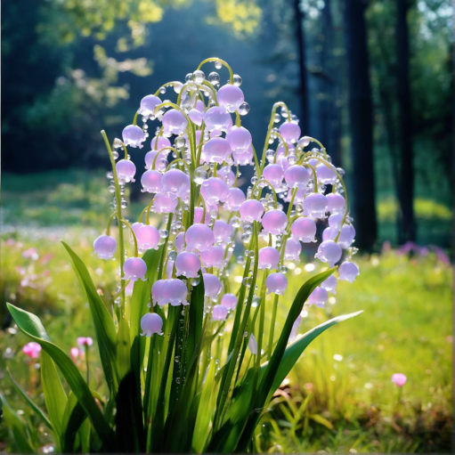 Purple lily of the valley seeds