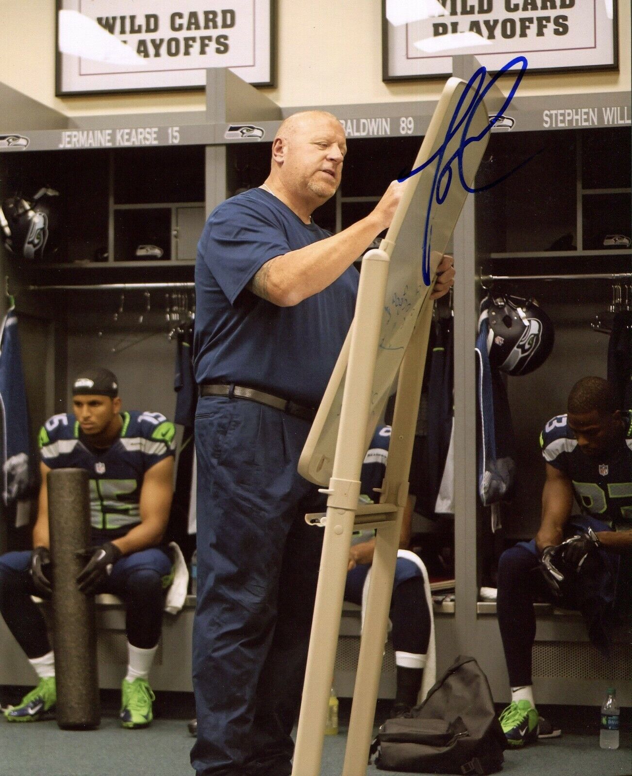 Tom Cable Seattle Seahawks Autographed Signed 8x10 Photo Poster painting CFS Holo COA