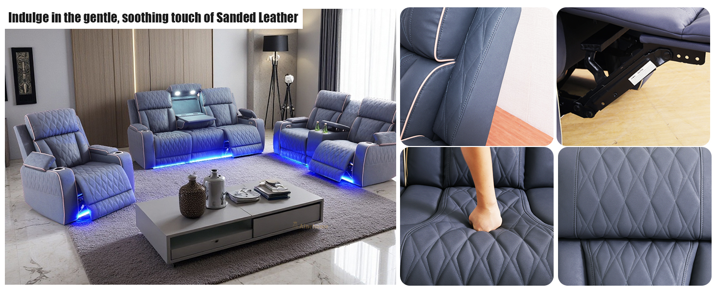 Sanded Leather Detail 5