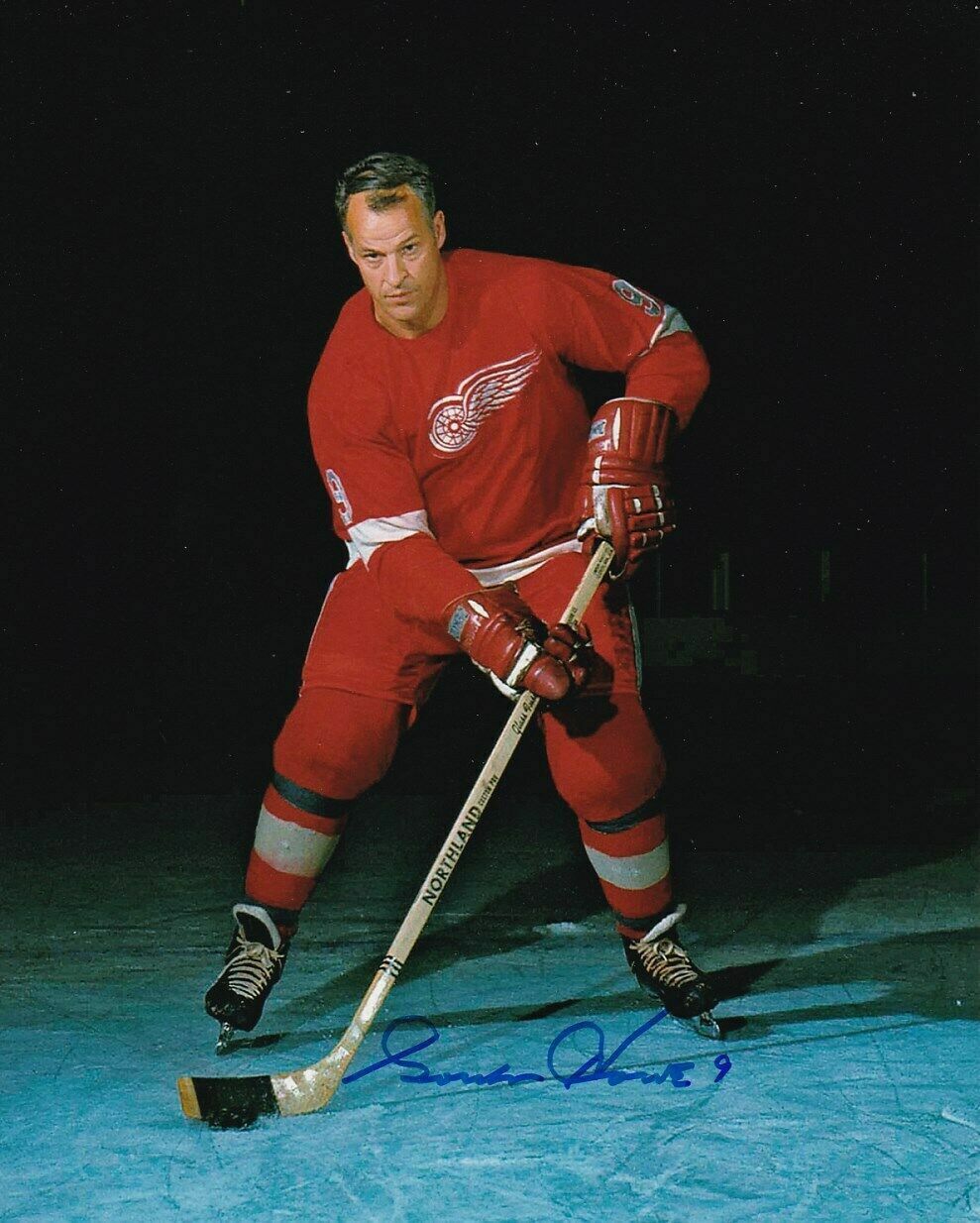 Gordie Howe Autographed Signed 8x10 Photo Poster painting Red Wings HOF REPRINT