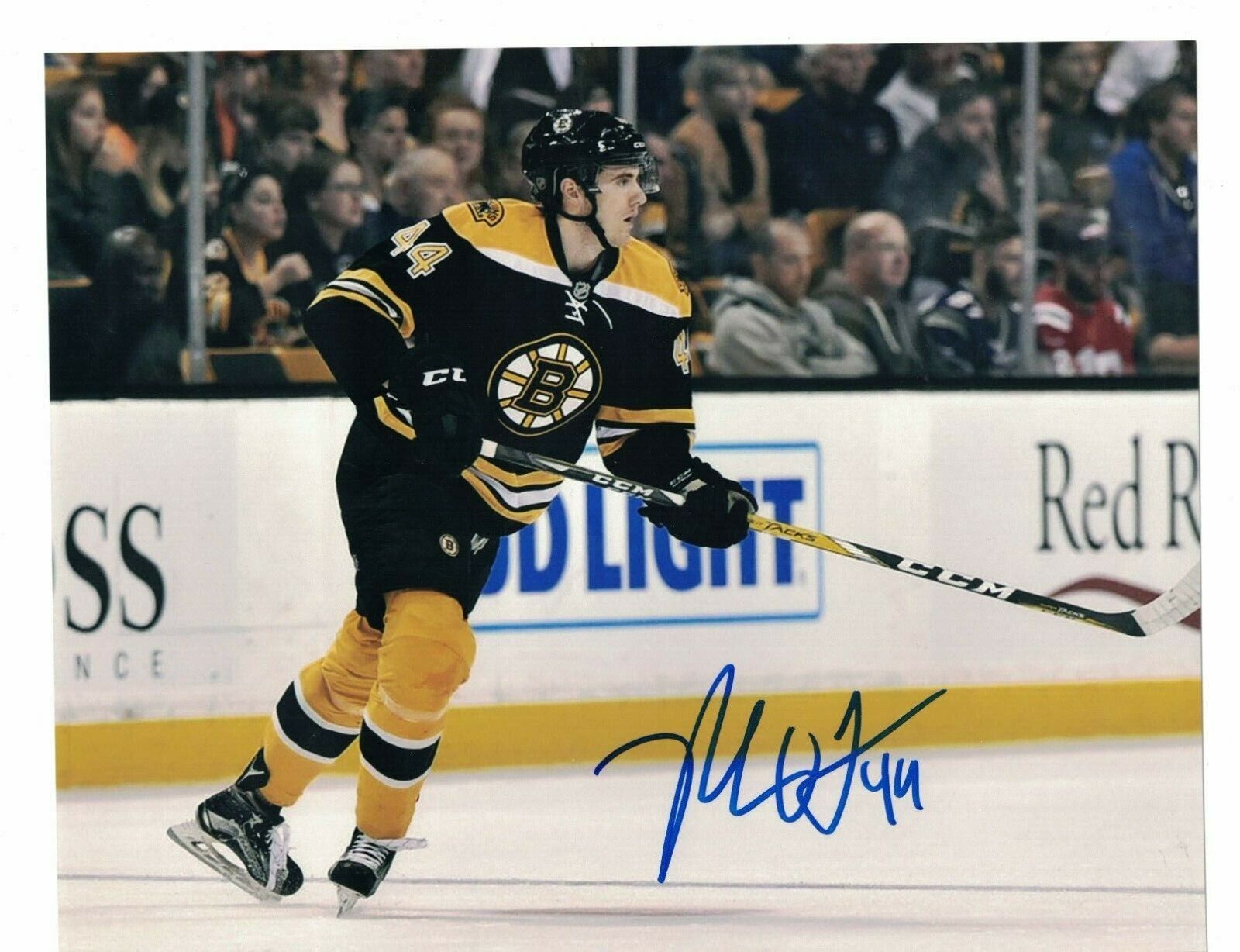 Rob O'Gara Boston Bruins Signed 8 x 10