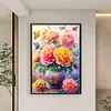 Peony Vase-11CT Stamped Cross Stitch 50*70cm/19.69*27.56in(Big Size) tapestrymarket