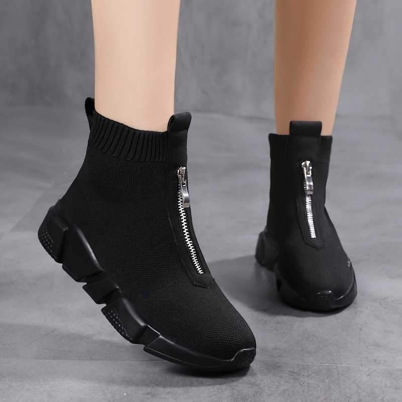 Comelyy Women's Leisure Socks Boots mumuwear