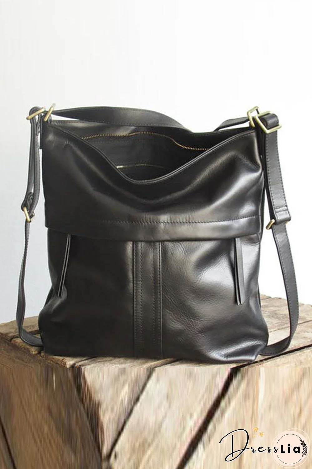Leather Convertible Backpack