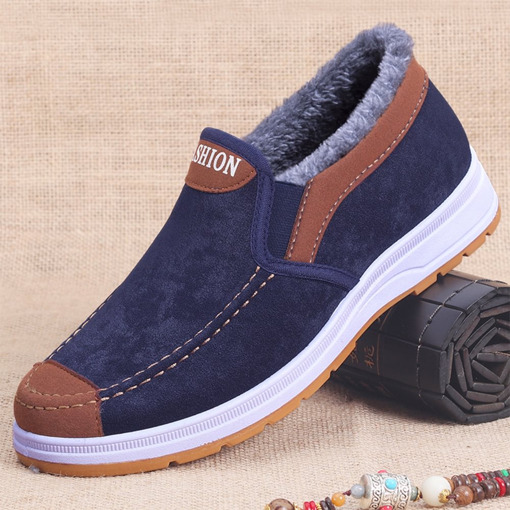 Gioiacombo™ Scarpe casual invernali da uomo calde e in velluto