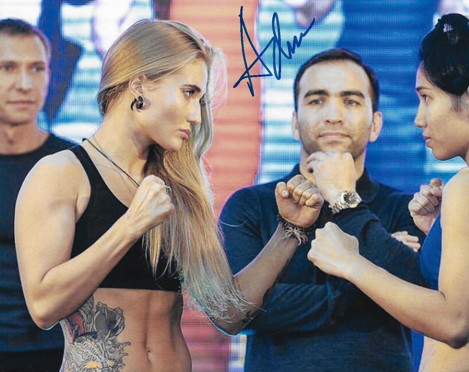 Anastasia Yankova Signed 8x10 Photo Poster painting Bellator MMA K-1 Model Picture Autograph 9