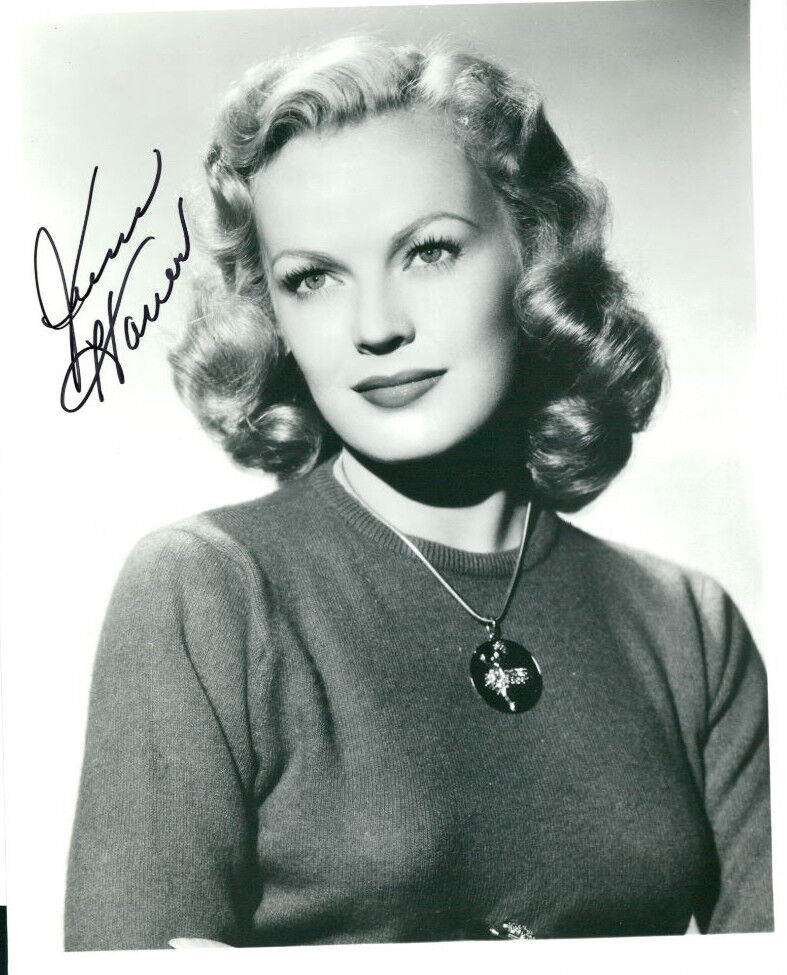 June Haver signed 8x10 Photo Poster painting COA