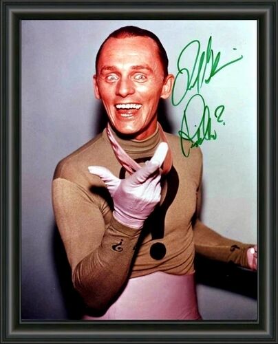 BATMAN THE RIDDLER Frank Gorshin ORIGINAL TV SERIES PRINT A4 SIGNED Photo Poster painting POSTER