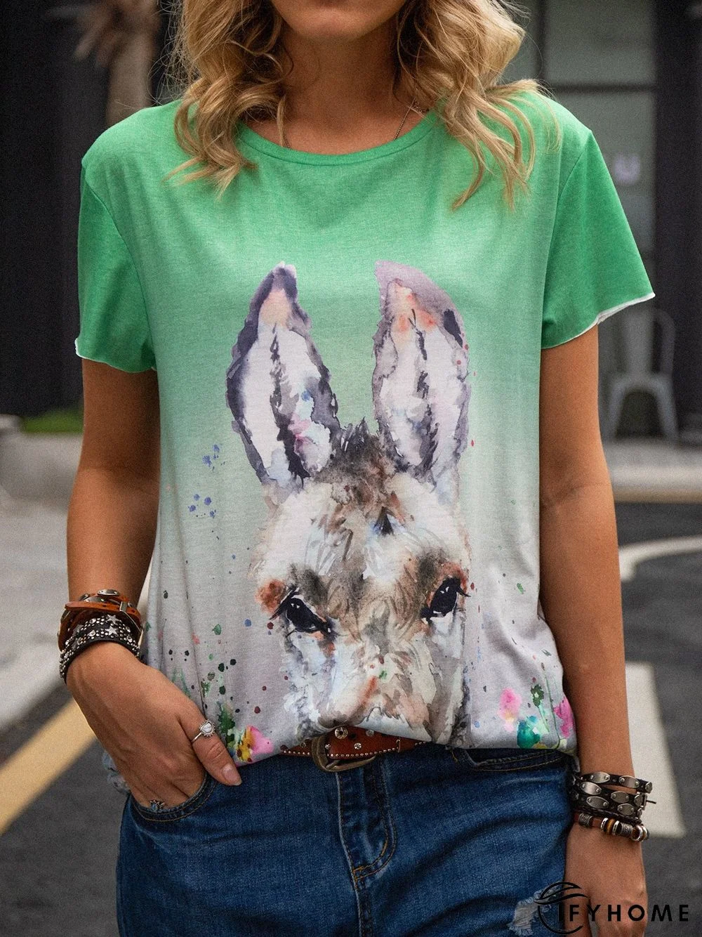 Short Sleeve Casual T-shirt | IFYHOME