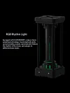 Retro Pseudo-Tritium Tube Night Light Tube Music Spectrum Level Ornaments Pickup Rhythm Lamp | Tritium Tower