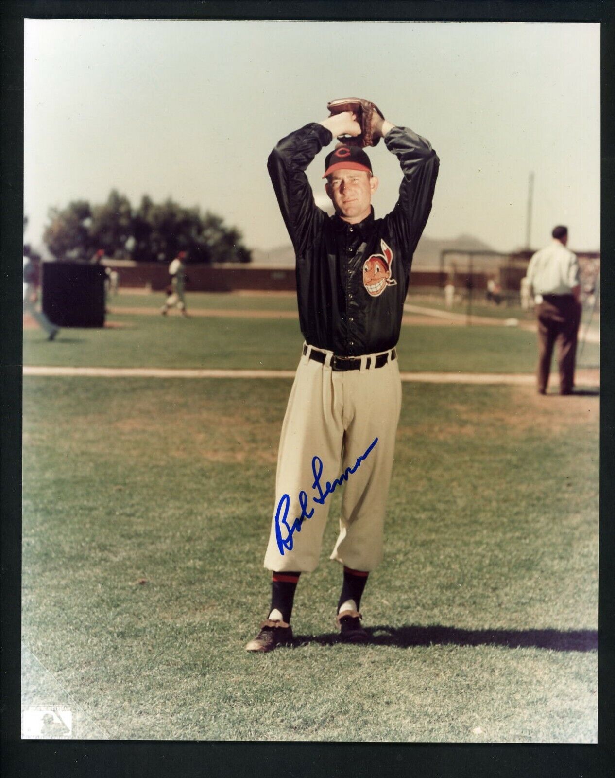 Bob Lemon Signed Autographed 8 x 10 Photo Poster painting Cleveland Indians  SHIPPING