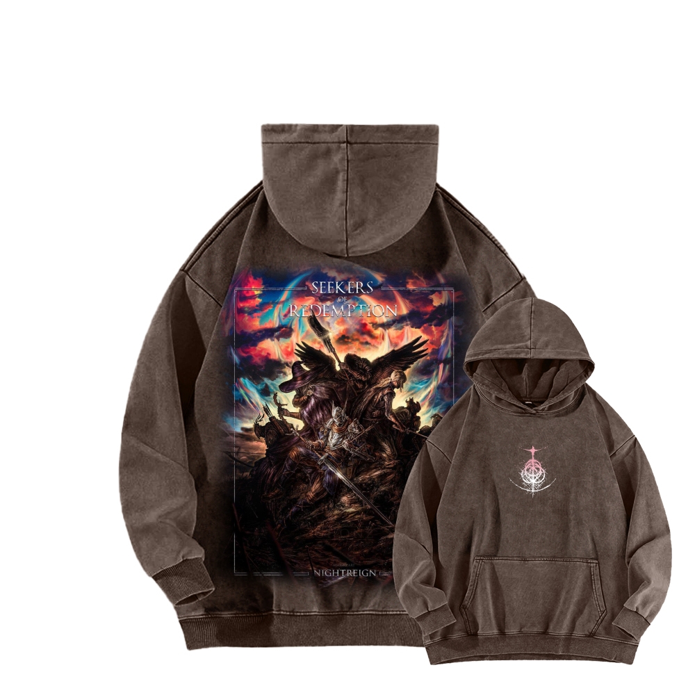 Elden Ring Unisex Washed Hoodie 2602000343