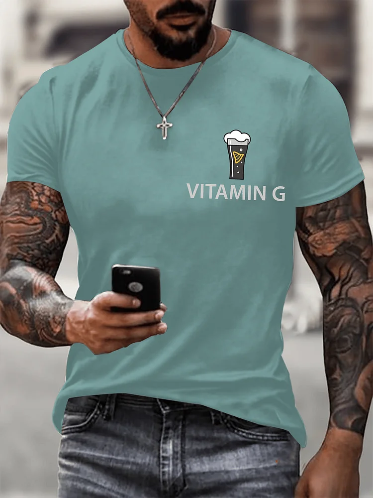 Men's Vitamin G St. Patrick's Printed T-Shirt 