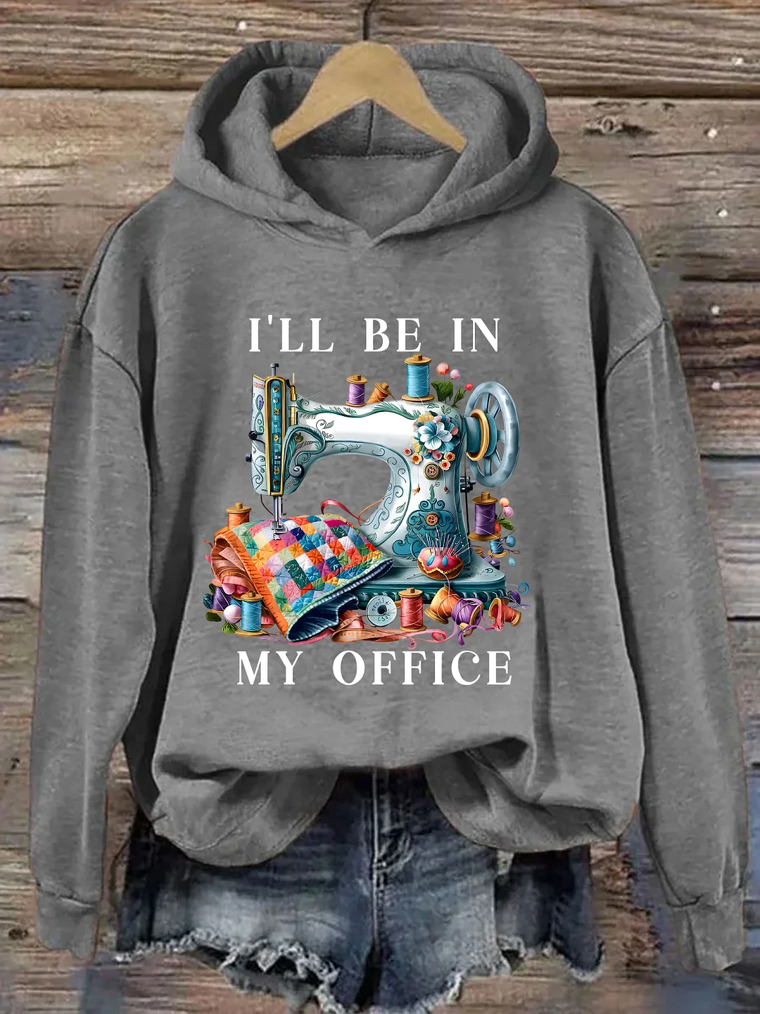 I'll Be In My Office Sewing Hoodie