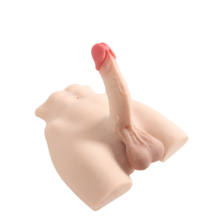 8LB Futanari Torso Sex Doll with Realistic Big Penis and Tight