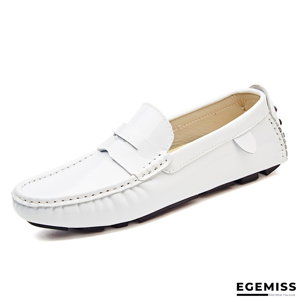 Big Size Men Leather Shoes Slip On Men Loafers Fashion Casual Men Shoes Male Flats Shoes | EGEMISS