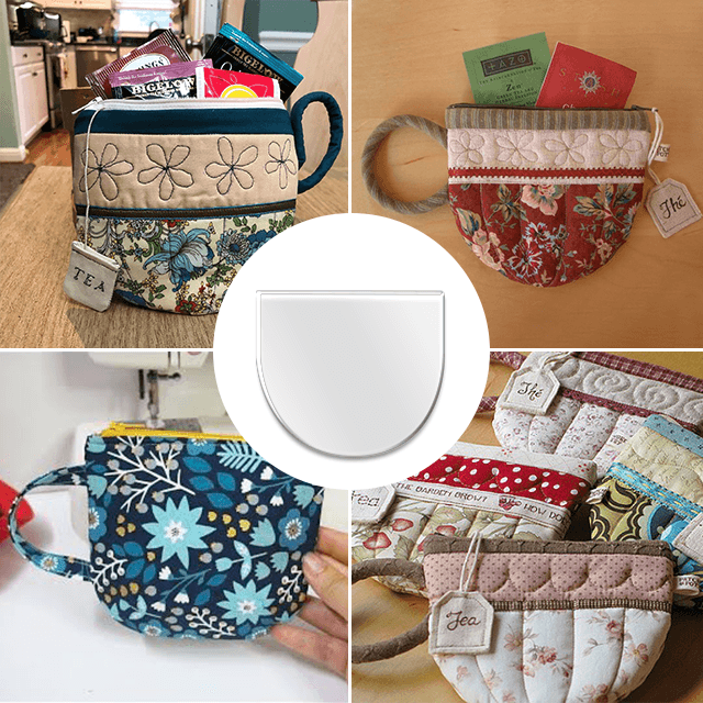☕Coffee Cup Pouch/🍵Tea Cup Pouch Template - With Instruction