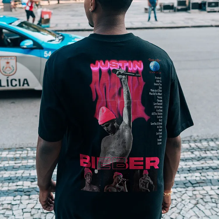 Justin Bieber Printed Men's T-shirt