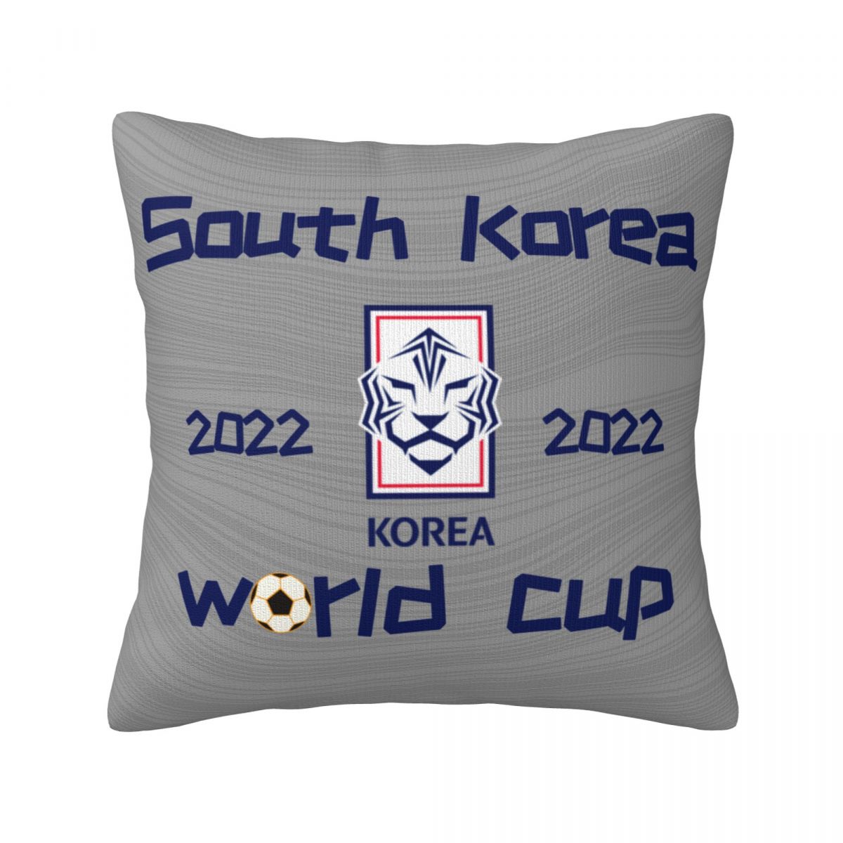 South Korea 2022 World Cup Team Logo Decorative Square Throw Pillow Covers