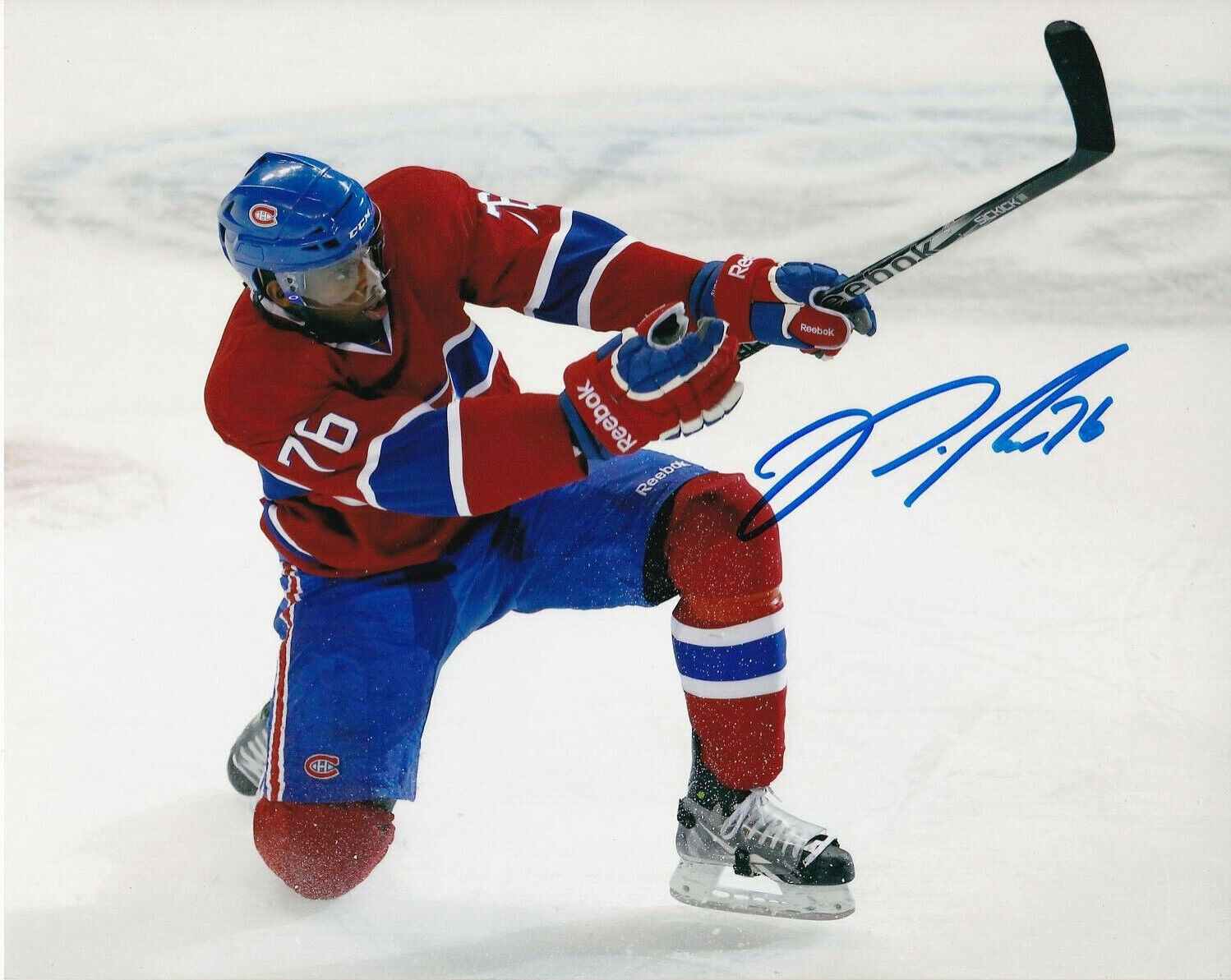 PK SUBBAN SIGNED AUTOGRAPH 8X10 Photo Poster painting MONTREAL CADADIENS