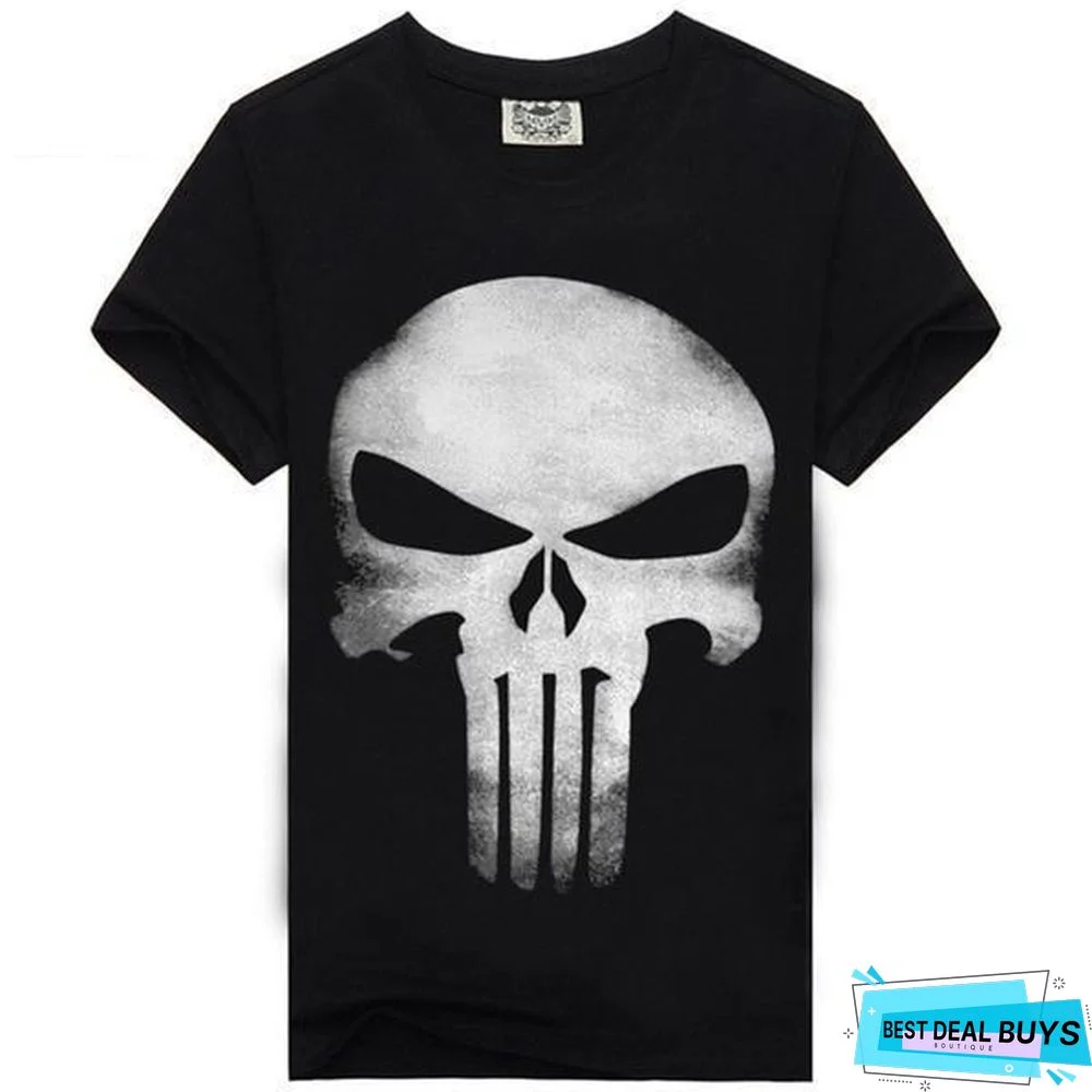 Men's Cotton Casual Short Sleeves T-Shirts Tops Tee