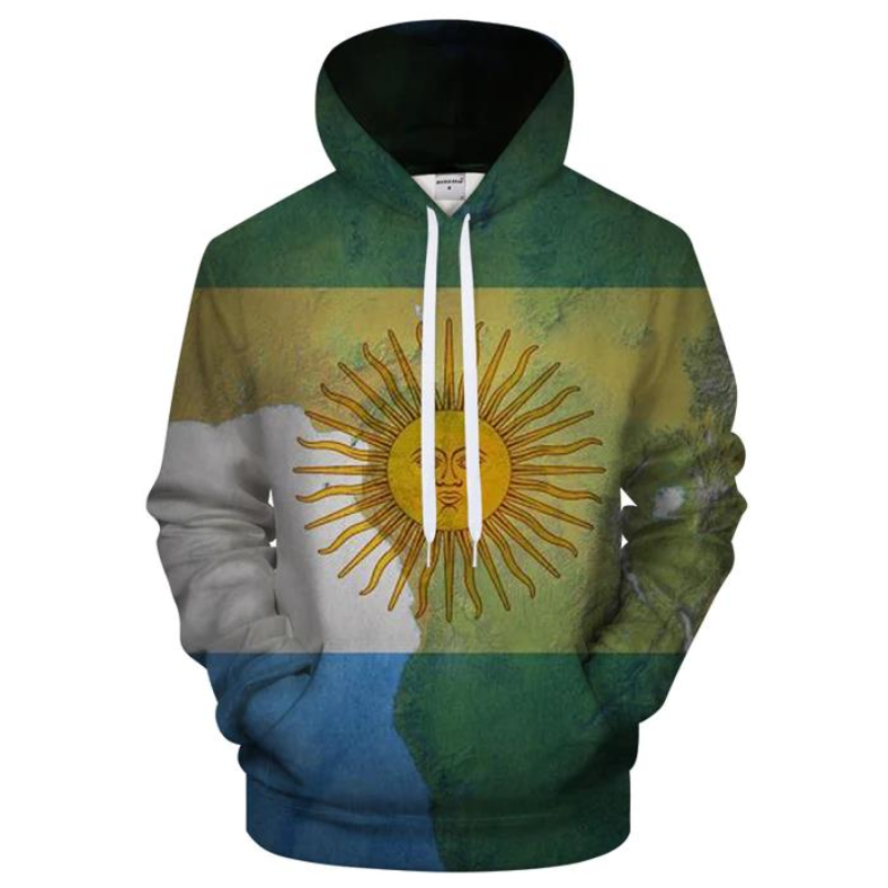 Argentina Map & Flag 3D - Sweatshirt