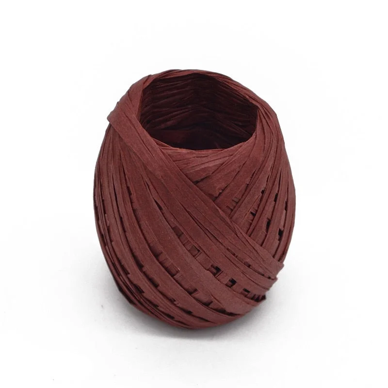 1 Roll 20 Meters CAKE COOKIE raffia ribbon paper rope palm packaging rope decorations baking box packing party candy gifts