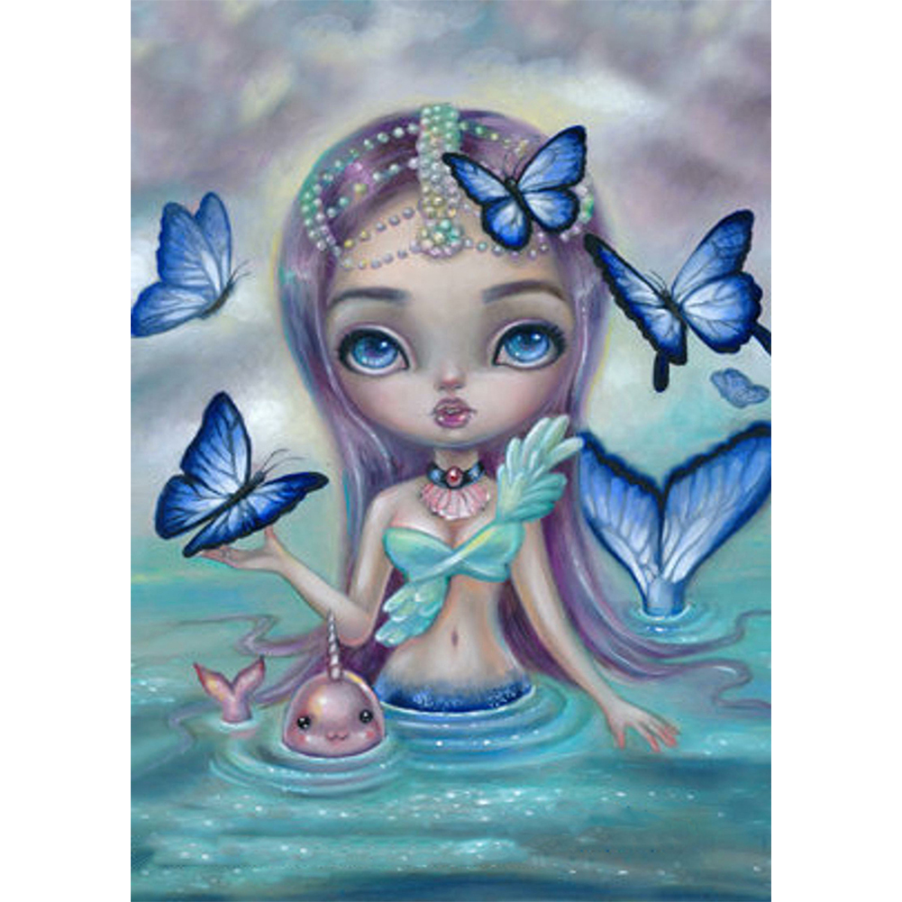 

Big Eyes Doll - Round Drill Diamond Painting - 30*40CM, 501 Original