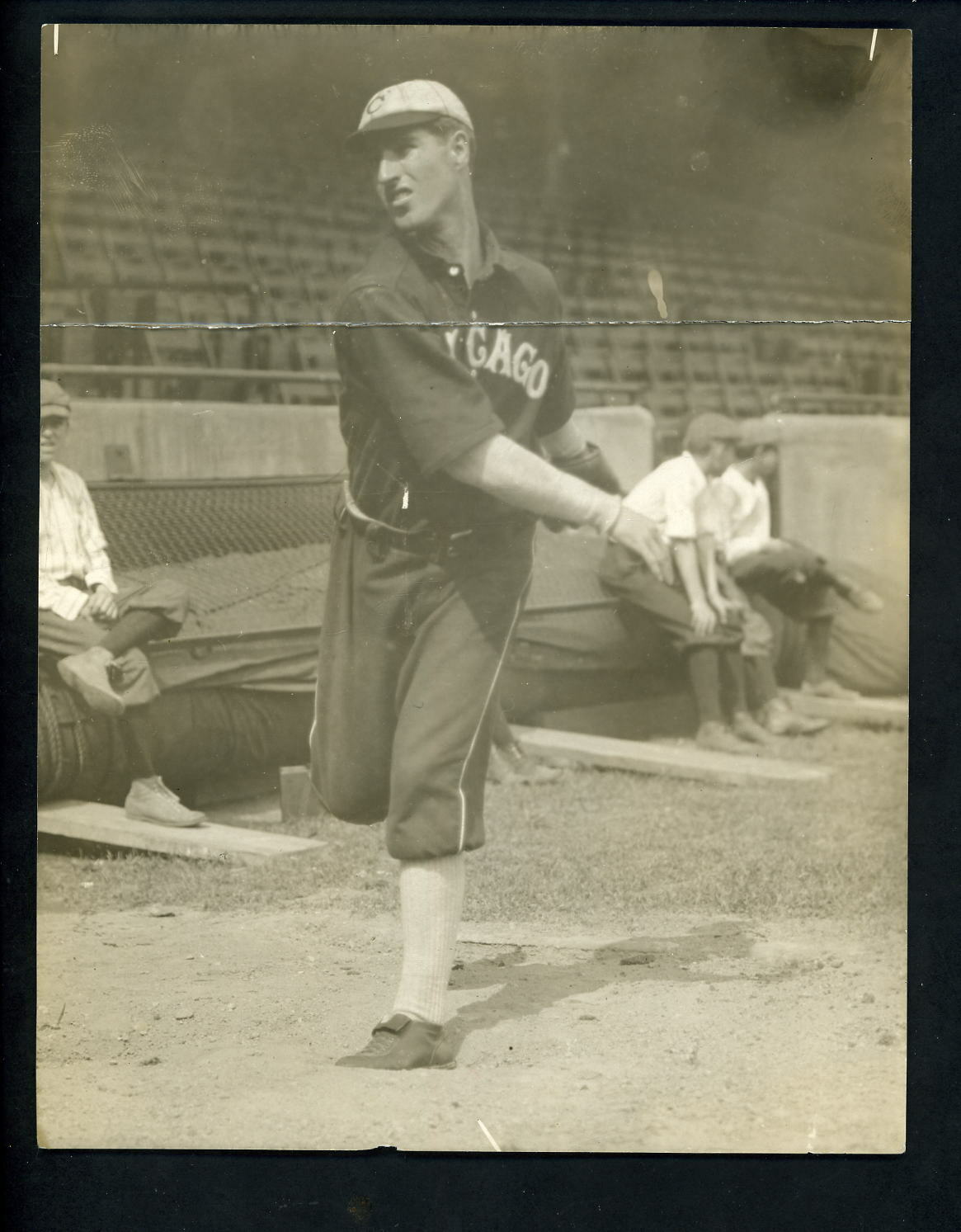 Jim Scott 1913 Type 1 Press Photo Poster painting Chicago White Sox