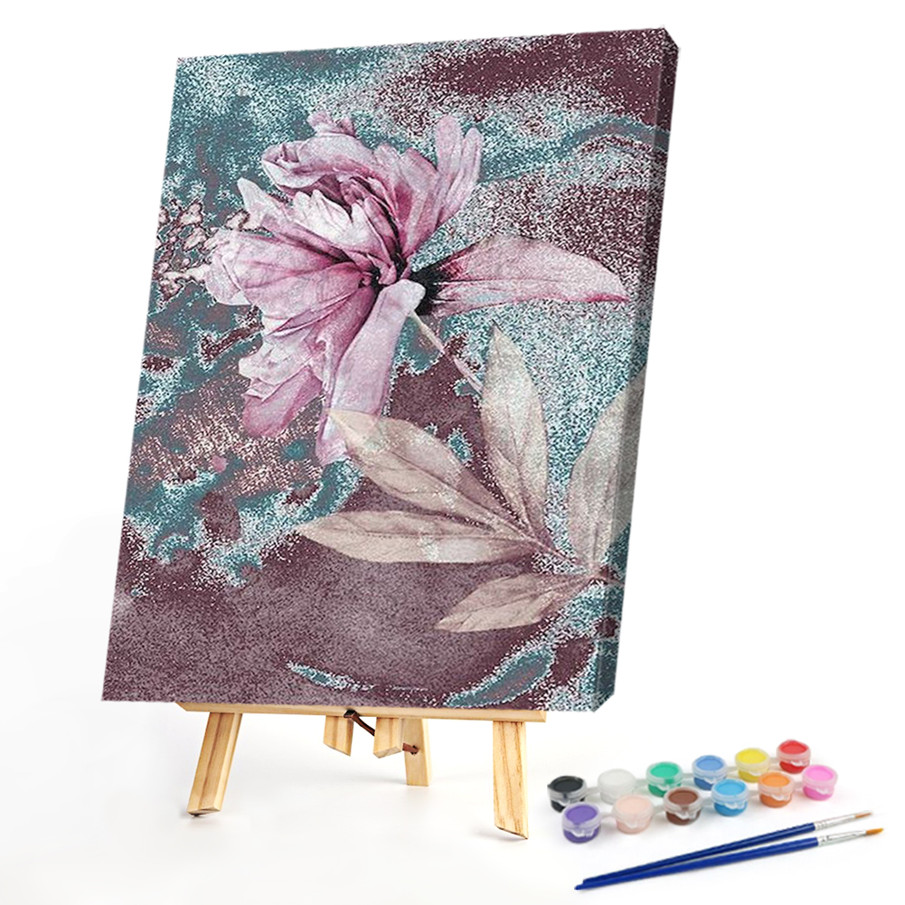 

40*50CM - Paint By Numbers - Pink Flower, 501 Original