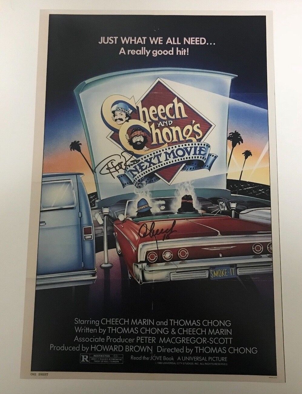 * CHEECH & CHONG'S * signed 12x18 movie Photo Poster painting poster * NEXT MOVIE * PROOF 1