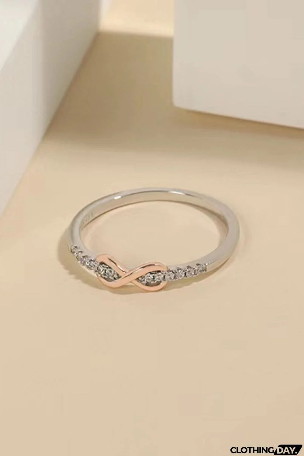 Contrast Zircon 925 Sterling Silver Ring