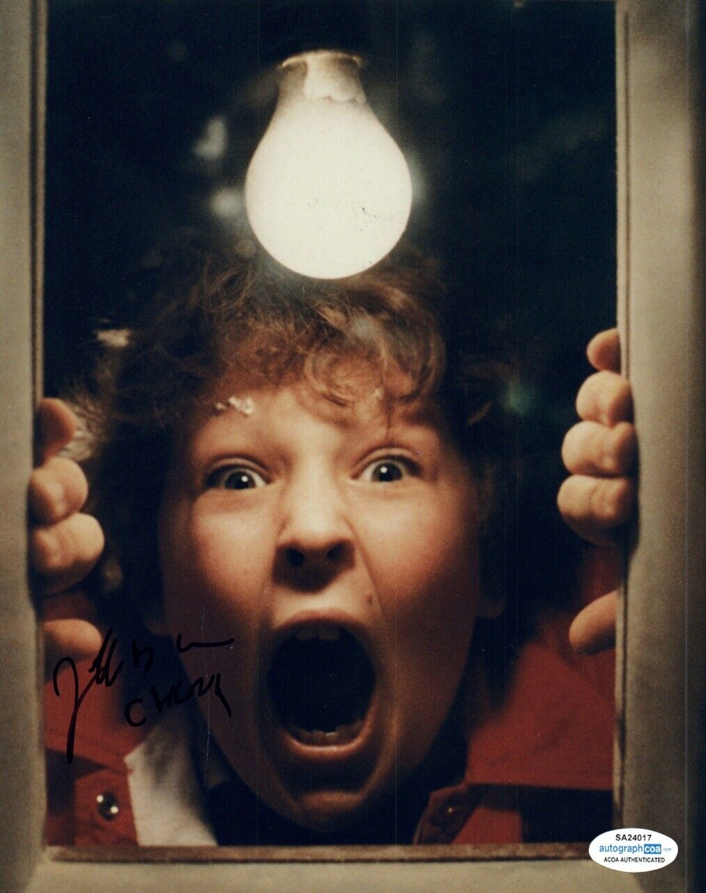 Jeff Cohen Signed Autographed 8x10 Photo Poster painting Chunk The Goonies ACOA COA