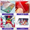 Diamond Painting Gnome Single Side PU Cosmetic Bag Ladies Clutch