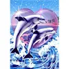 Diamond Painting -DIY Round Drill Dolphin