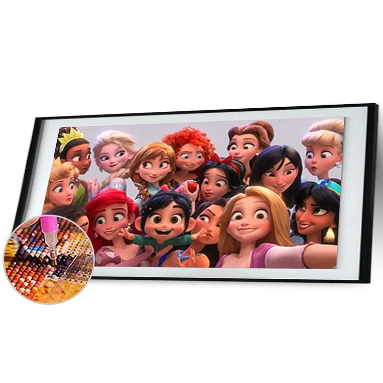 Disney Princess Cartoon Serials 5D DIY Diamond Painting Kit 