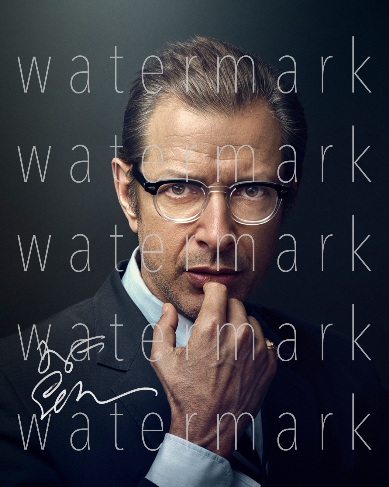 Jeff Goldblum signed 8x10 inch picture Photo Poster painting poster autograph RP