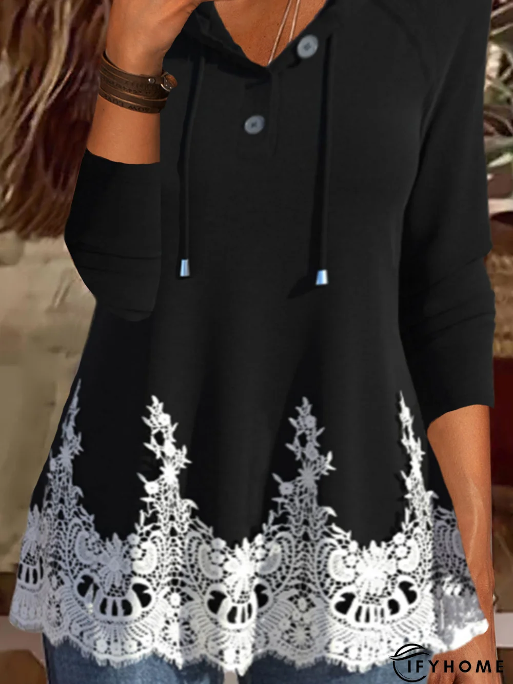 Hoodie Casual Long sleeve Jersey Loose Sweatshirt | IFYHOME