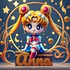 Sailor Moon - DIY Personalisiert Anime Namen Voller Diamant Malerei