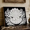 DIY Pearl Painting Shell for Home Wall Decor with Frame(20x30cm)