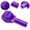 Diamond Art Roller Tools and Accessories for Rhinestone Embroidery with 10 Ridges Diamond Art Roller Straightener for Craft Lover Beginners (Solid Purple)