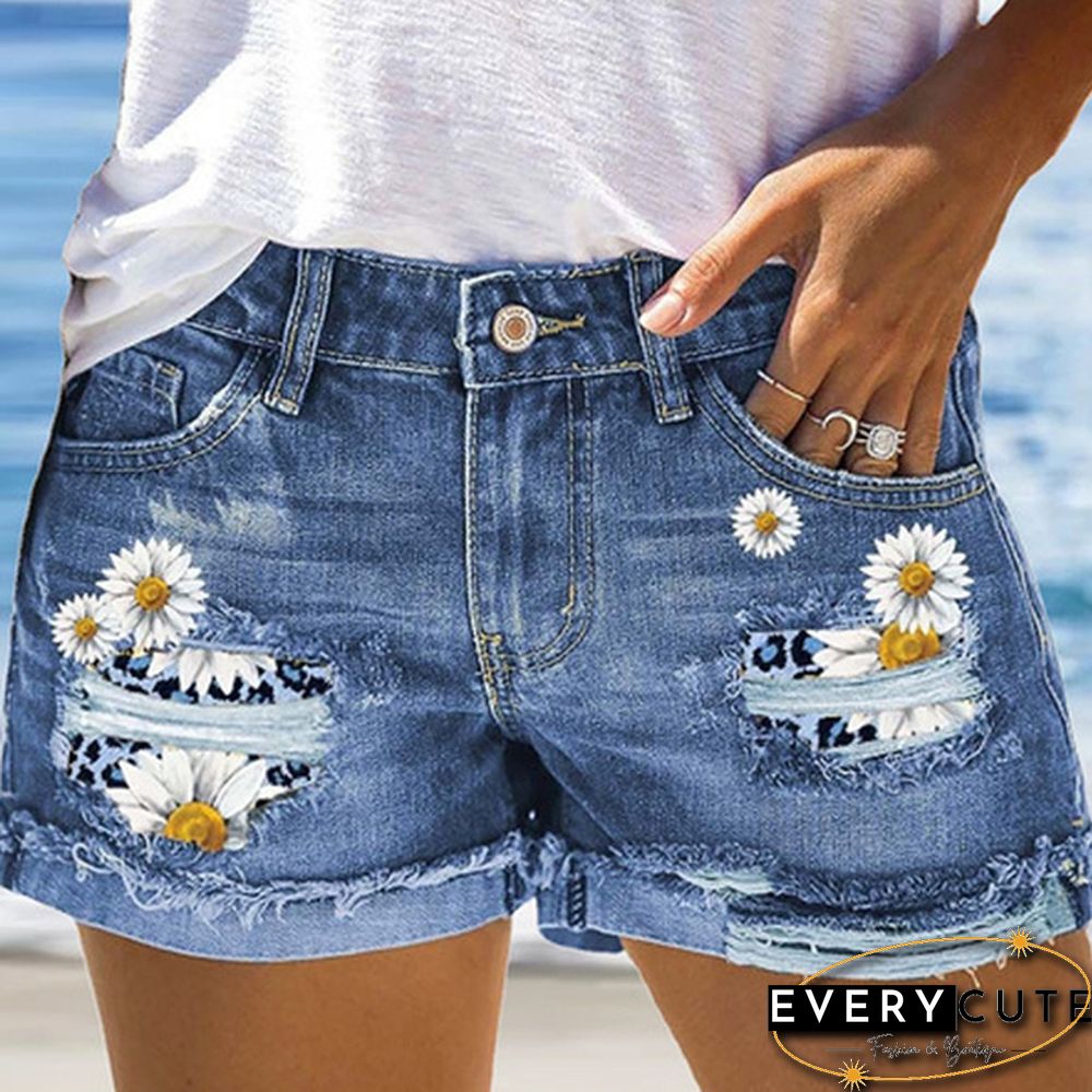 New Arrival Women Fashion Shorts Summer Denim Shorts Casual Embroidery Hot Pants Short Jeans Plus Size