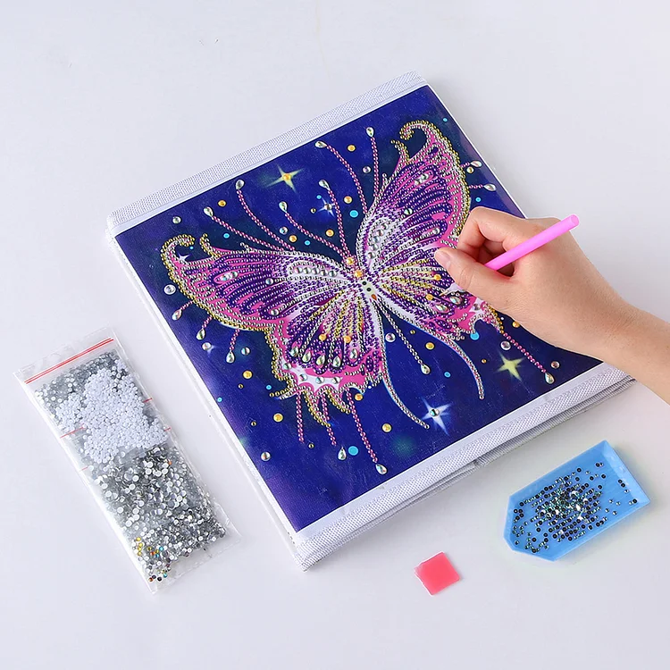 Butterfly Stackable Diamond Painting Trays With Pens - Temu