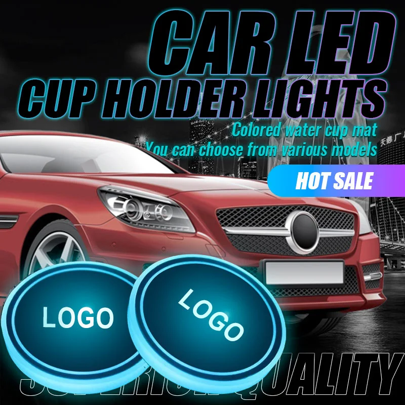 🎄Christmas Promotion-49% OFF🎄Car Colorful Ambient Light Coaster