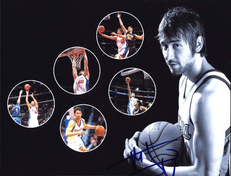 Marko Jaric signed NBA basketball 8x10 Photo Poster painting W/Certificate Autographed (Aaric