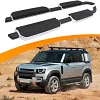 [US Local Warehouse] For 2020-2024 Land Rover Defender Running Boards Side Step Bars High Load-Bearing Car Nerf Bars Auto Repairing Accessories