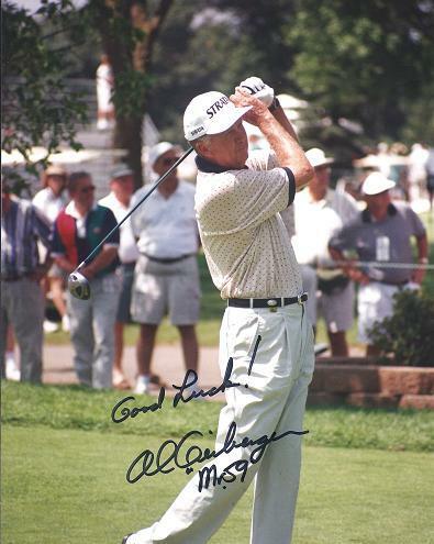 Al Geiberger Signed - Autographed Golf 8x10 inch Photo Poster painting with MR 59