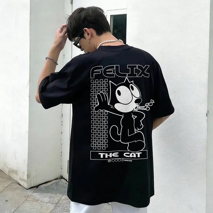 Felix The Cat Printed Men's T-shirt